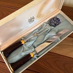 SHEFFIELD carving set - vintage